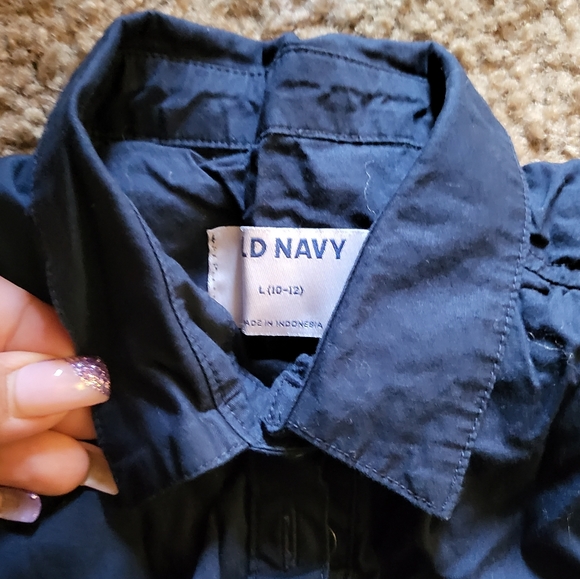 Old Navy Uniform Button Up Dress - Picture 2 of 4